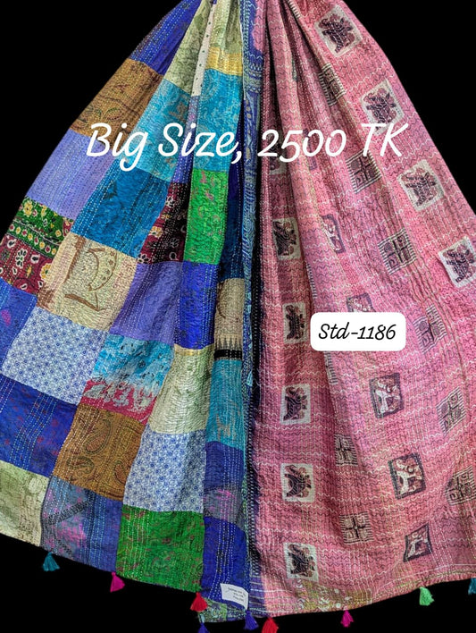 Handmade Silk Stole- While style meets utility-Big Size-1186