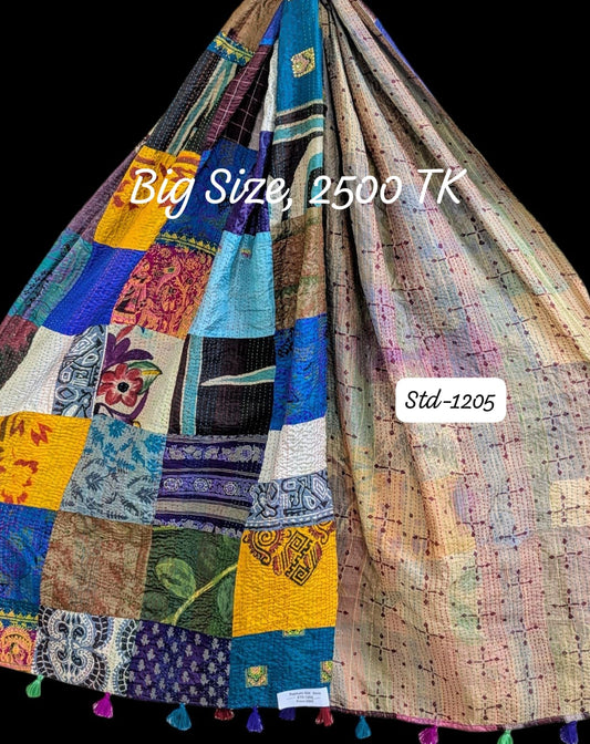 Handmade Silk Stole- While style meets utility-Big Size-1205