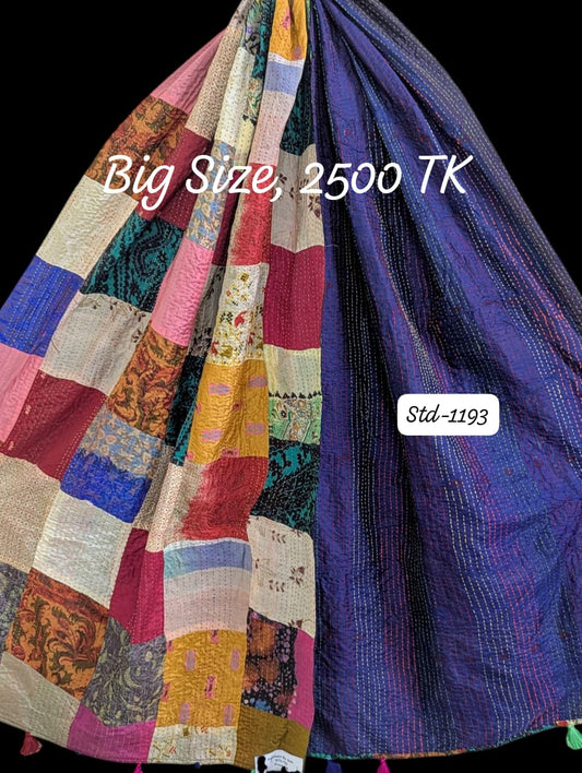 Handmade Silk Stole- While style meets utility-Big Size-1193