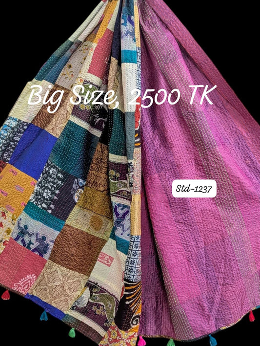 Handmade Silk Stole- While style meets utility-Big Size-1237