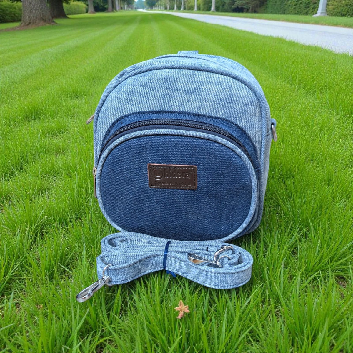Kawaii- Mini Denim Backpack