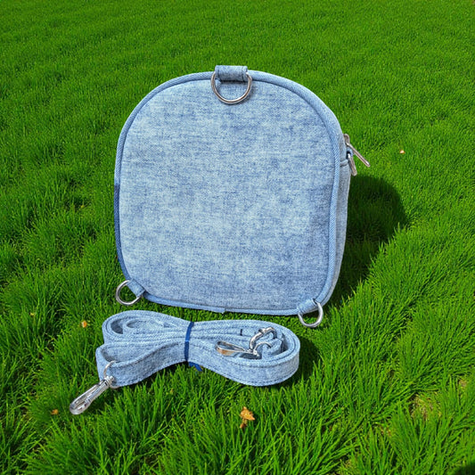 Kawaii- Mini Denim Backpack