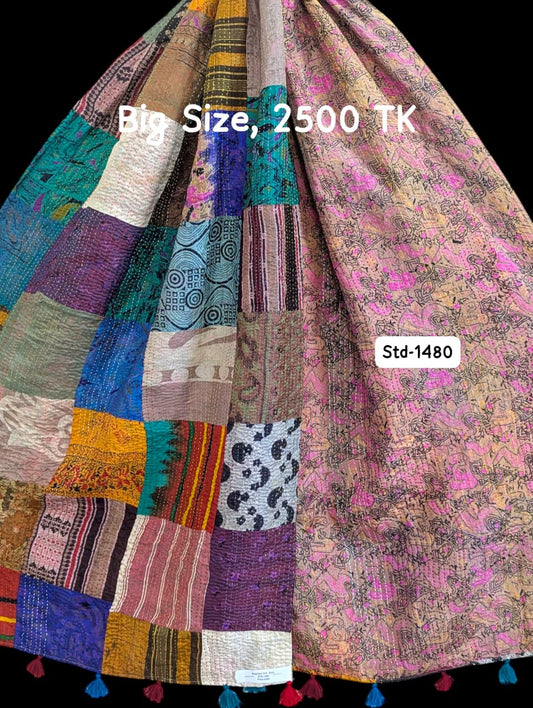 Handmade Silk Stole- While style meets utility-Big Size-1480