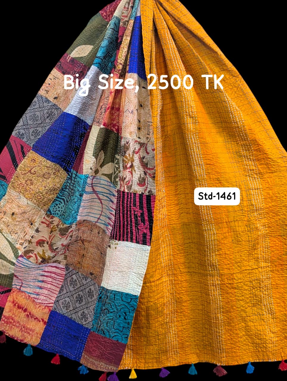 Handmade Silk Stole- While style meets utility-Big Size-1461