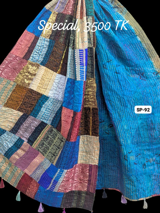 Special Handmade Silk Stole- While style meets utility-SP92