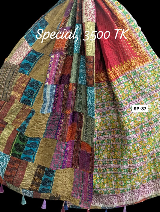 Special Handmade Silk Stole- While style meets utility-SP87