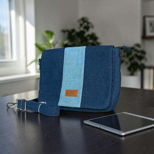 Hazel Bag- iPad / Tab Corporate Office Bag- Feel the Luxury of Denim!