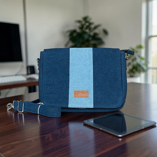 Hazel Bag- iPad / Tab Corporate Office Bag- Feel the Luxury of Denim!