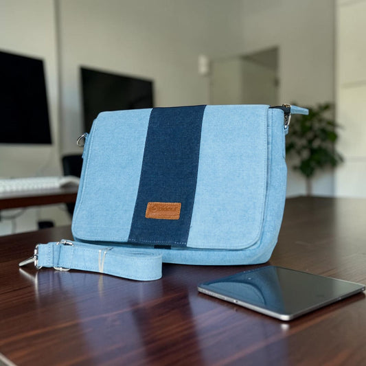 Hazel Bag- iPad / Tab Corporate Office Bag- Feel the Luxury of Denim!