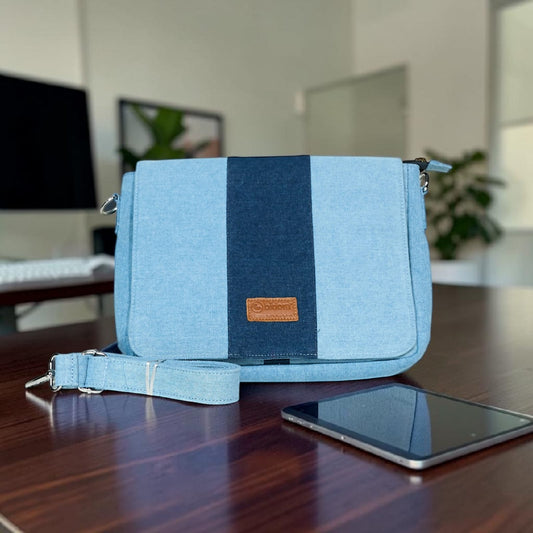 Hazel Bag- iPad / Tab Corporate Office Bag- Feel the Luxury of Denim!