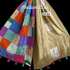 Handmade Silk Stole- While style meets utility- Medium Size-2835