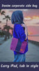 Hazel Bag- iPad / Tab Corporate Office Bag- Feel the Luxury of Denim!