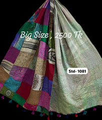 Handmade Silk Stole- While style meets utility- Big Size-1081