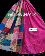Handmade Silk Stole- While style meets utility-Big Size-1113