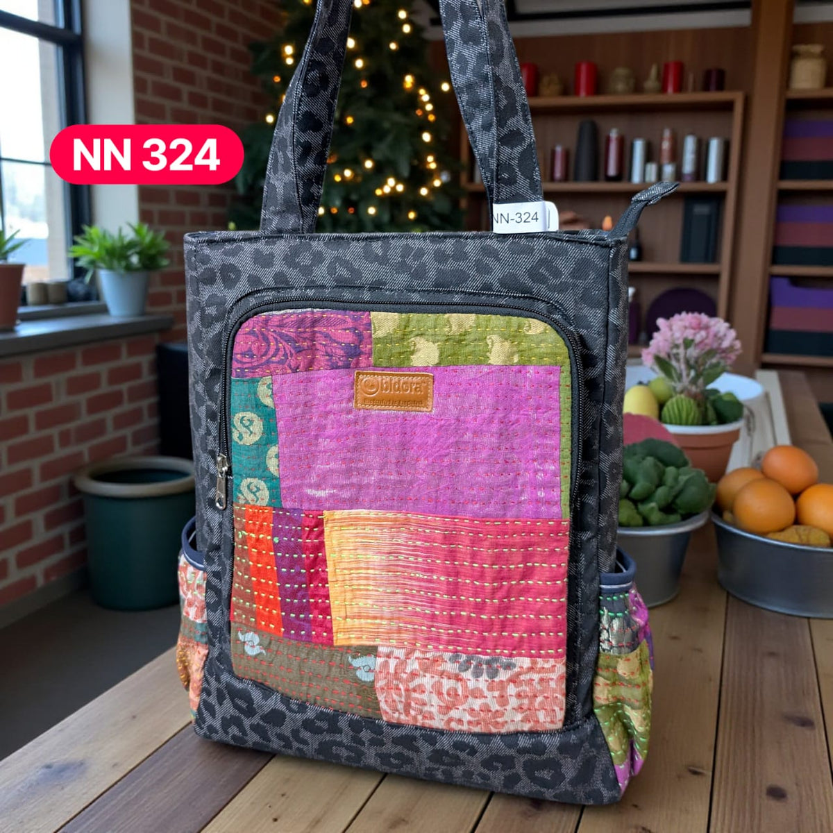 Nandini 2-in-1 Bag (Backpack +Side Bag)-NN324