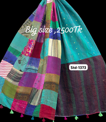 Handmade Silk Stole- While style meets utility-Big Size-1373