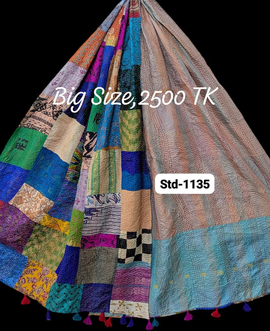 Handmade Silk Stole- While style meets utility-Big Size-1135(2)