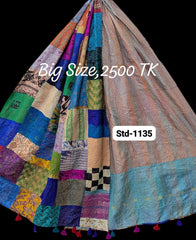 Handmade Silk Stole- While style meets utility-Big Size-1135(2)