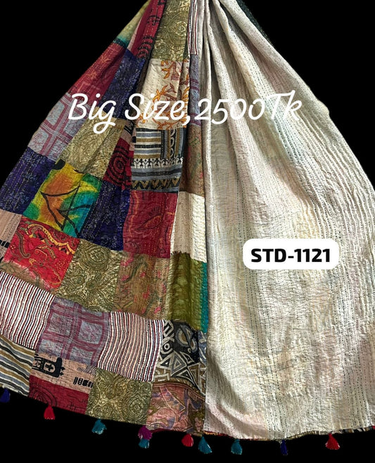 Handmade Silk Stole- While style meets utility-Big Size-1121