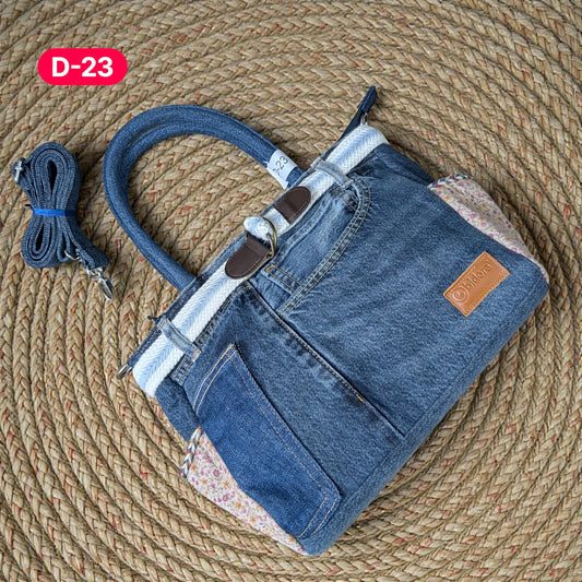 Exclusive Denim Daffodil Bag – Unique in Style - D23