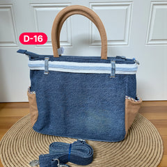 Exclusive Denim Daffodil Bag – Unique in Style - D16
