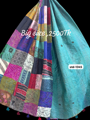 Handmade Silk Stole- While style meets utility-Big Size-1345