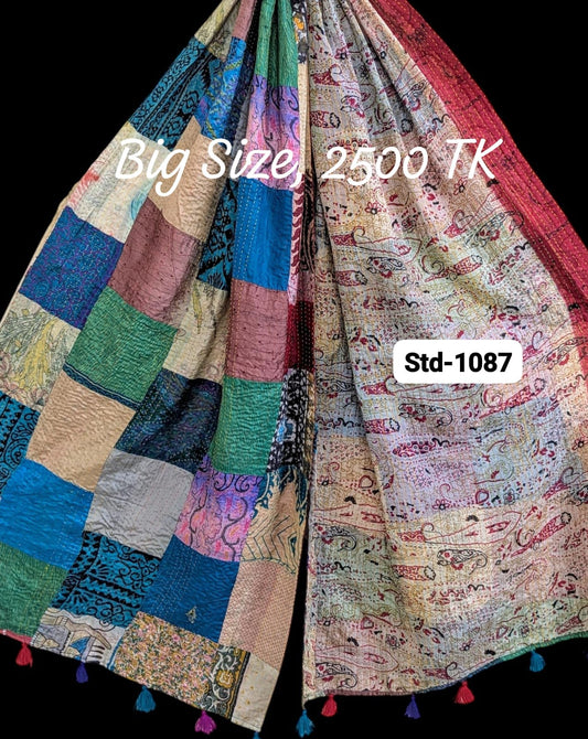 Handmade Silk Stole- While style meets utility-Big Size-1087
