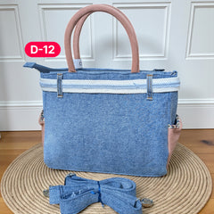Exclusive Denim Daffodil Bag – Unique in Style - D12