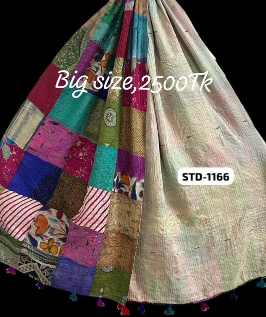 Handmade Silk Stole- While style meets utility-Big Size-1166
