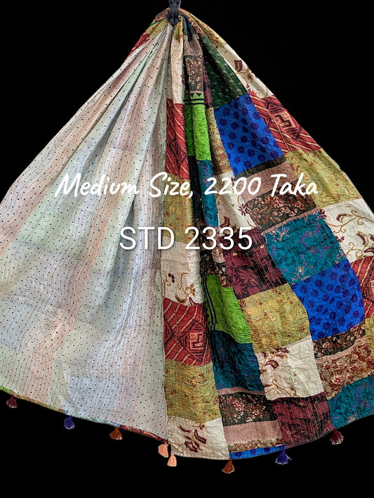 Handmade Silk Stole- While style meets utility-Medium Size-2335