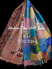 Handmade Silk Stole- While style meets utility-Medium Size-2364