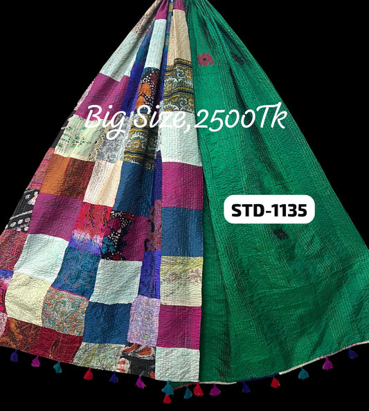 Handmade Silk Stole- While style meets utility-Big Size-1135