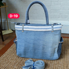 Exclusive Denim Daffodil Bag – Unique in Style - D-19