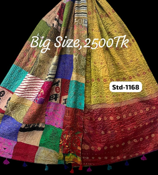 Handmade Silk Stole- While style meets utility-Big Size-1168