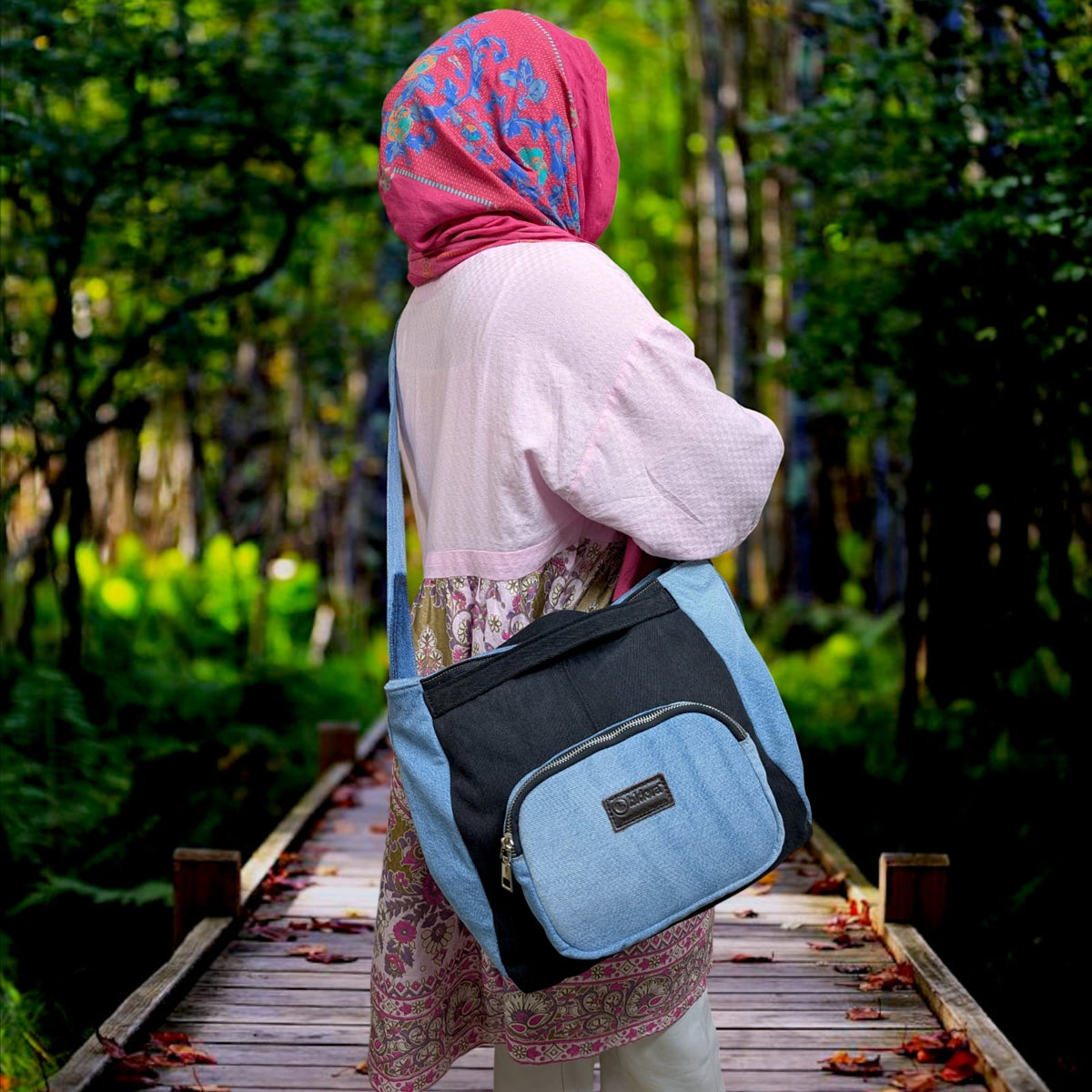 4 Way Denim Bag- Juniya