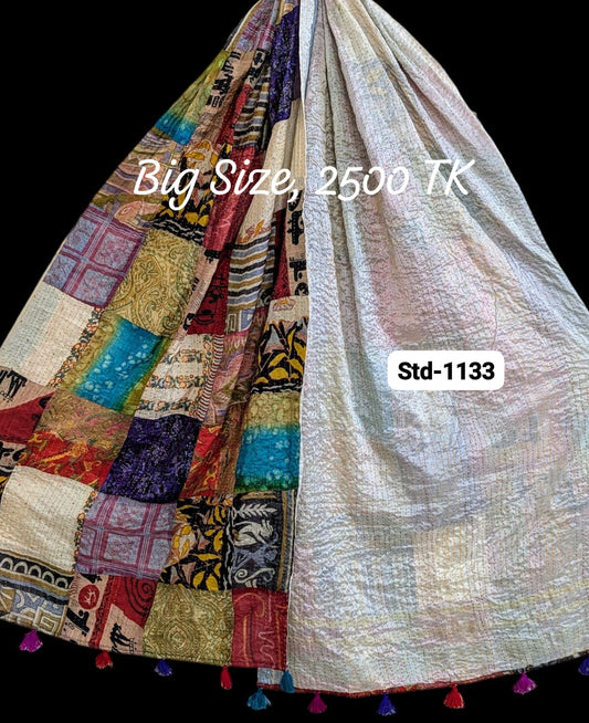 Handmade Silk Stole- While style meets utility-Big Size-1133