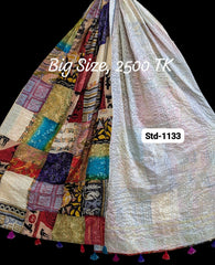 Handmade Silk Stole- While style meets utility-Big Size-1133