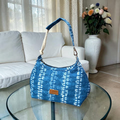 Tuktuk-Smart Casual Ladies Denim Tie-dye Shoulder Bag