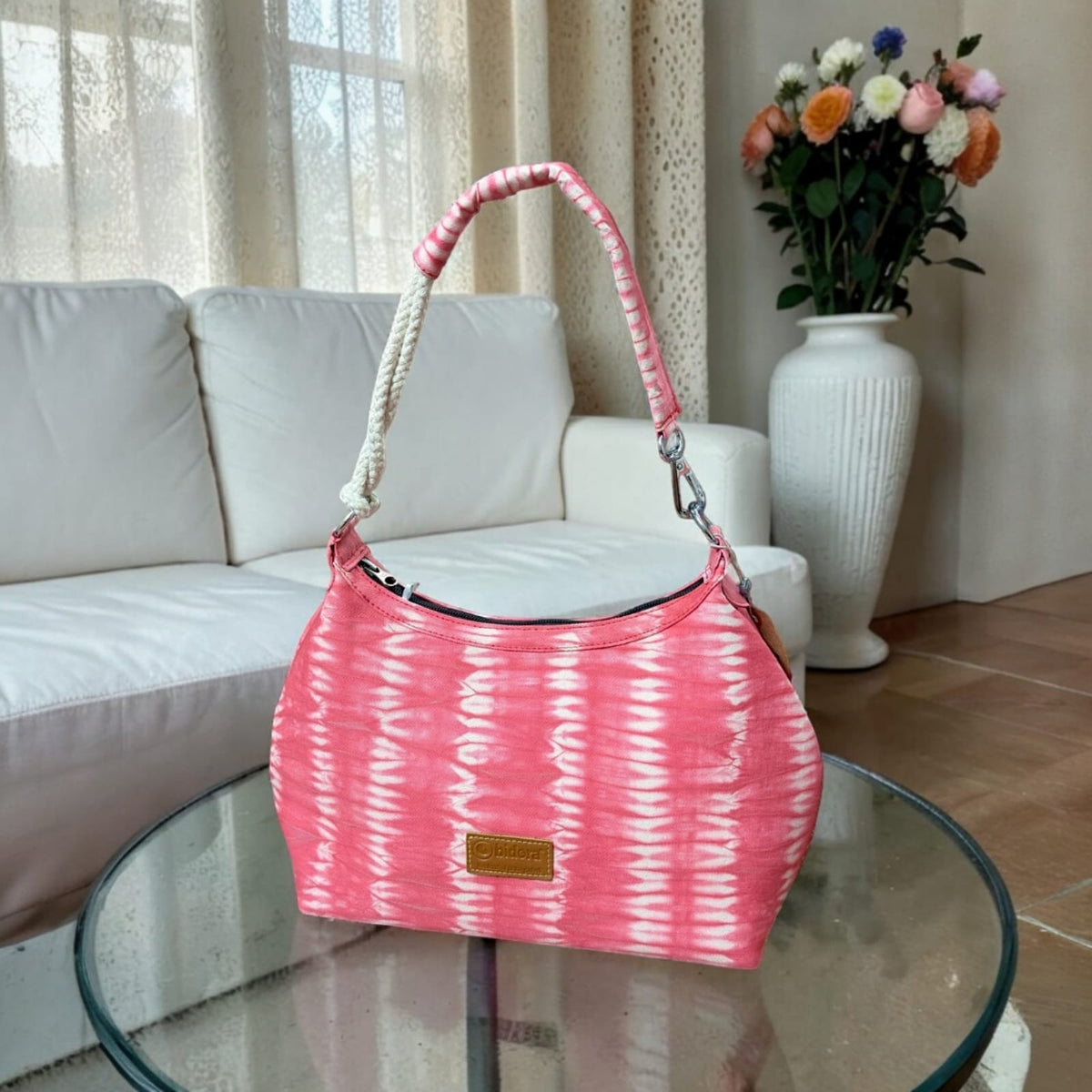 Tuktuk-Smart Casual Ladies Denim Tie-dye Shoulder Bag