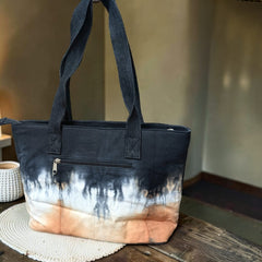 Tulika – Tie-Dye Denim Tote Bag